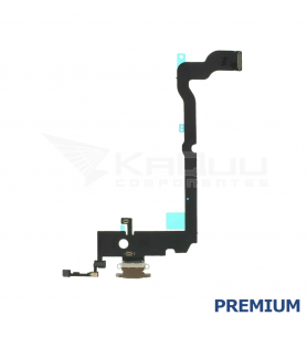 Flex Conector Carga para Iphone Xs Max A1921 Dorado Premium