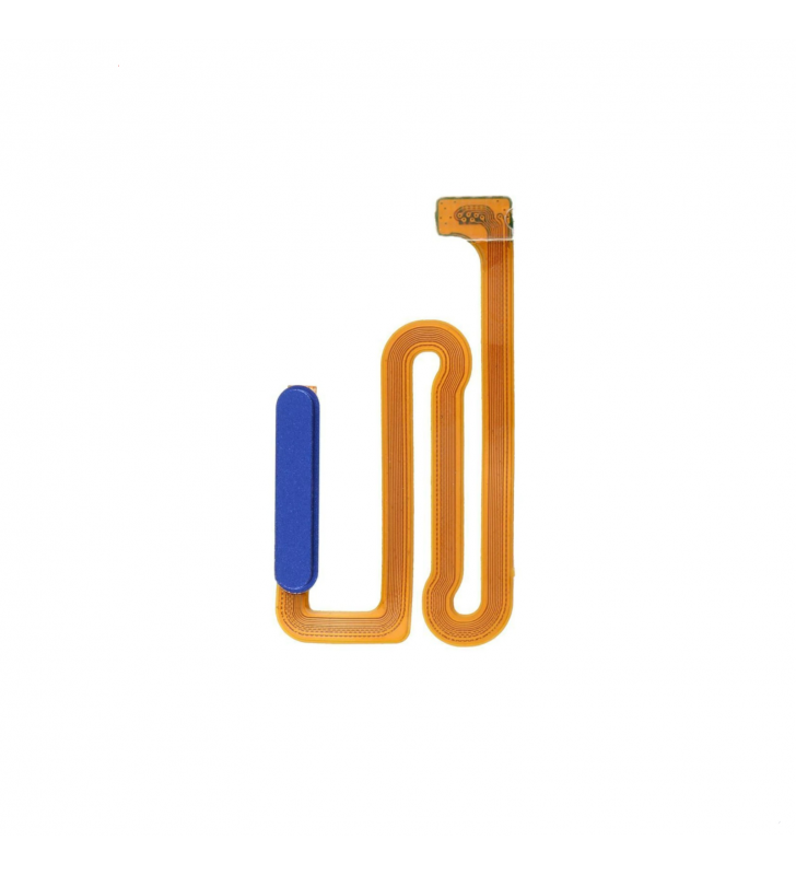 Flex Power Botón Encendido Huella para Samsung Galaxy A12 A125F, A12 Nacho A127F, M12 M127F Azul Premium