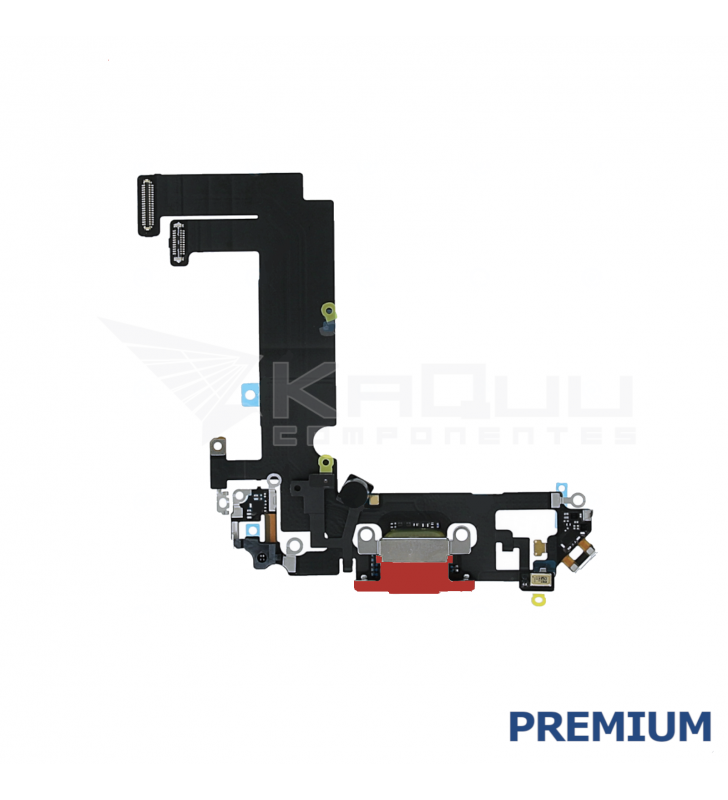 Flex Conector Carga para Iphone 12 Mini A2176 A2398 Rojo Premium