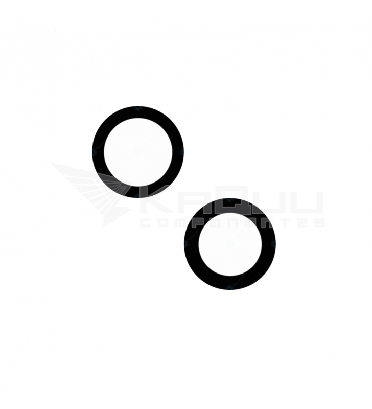 Set de 2 Cristal Cámara Lente para iPhone 13 A2482, iPhone 13 Mini A2481