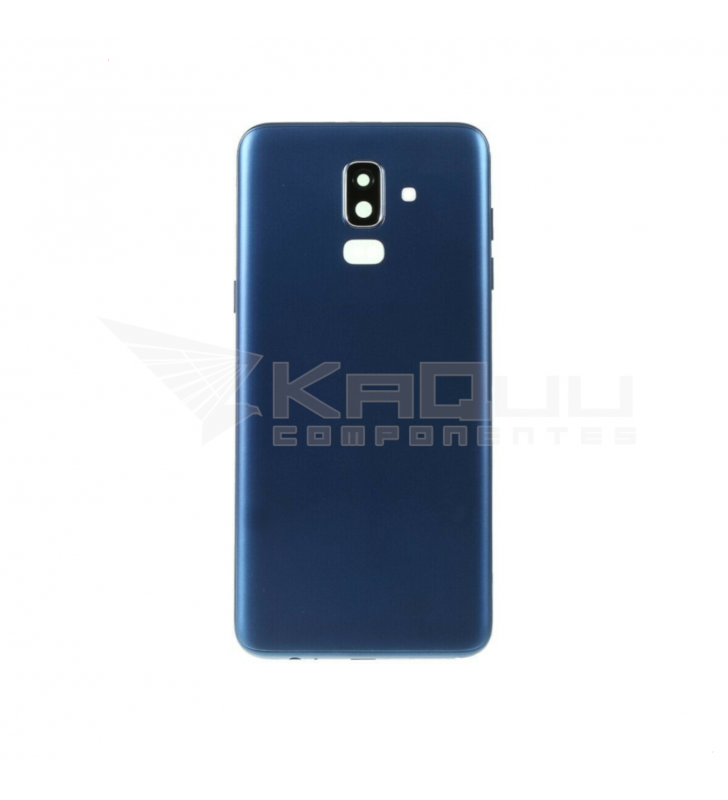 Tapa Batería Back Cover para Samsung Galaxy J8 Plus J810F Azul
