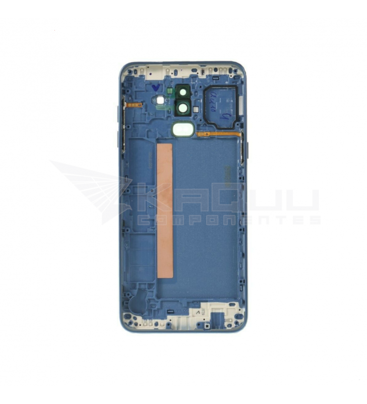 Tapa Batería Back Cover para Samsung Galaxy J8 Plus J810F Azul