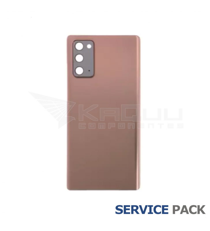 Tapa Batería Back Cover para Samsung Galaxy Note 20 N980F N981F Dorada Service Pack Usado