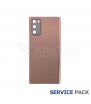 Tapa Batería Back Cover para Samsung Galaxy Note 20 N980F N981F Dorada Service Pack Usado