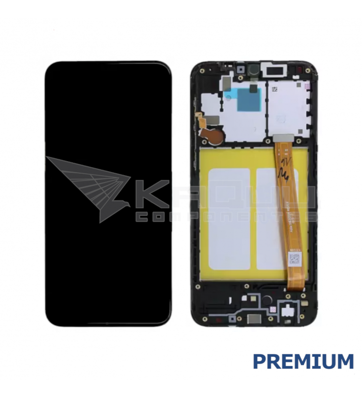 Pantalla Lcd para Samsung Galaxy A20E A202F Marco Negro Premium