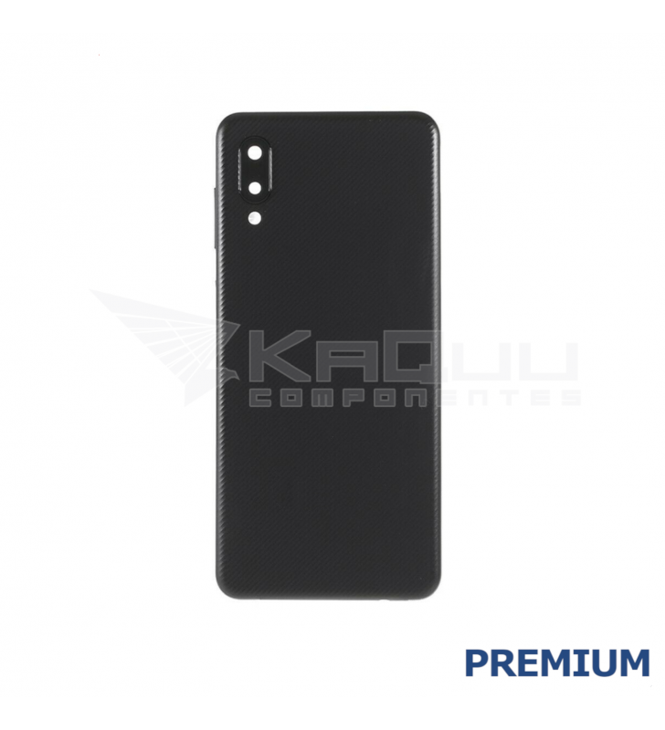 Tapa Bateria Back Cover para Samsung Galaxy A02 A022F Negro Premium