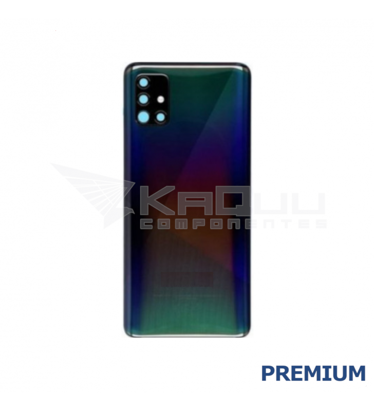 Tapa Trasera con Lente para Samsung Galaxy A51 A515F Negro Premium