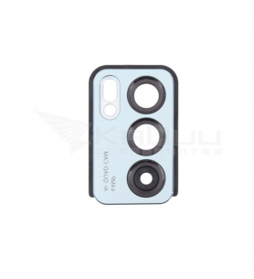 Embellecedor Cristal Cámara Lente para Oppo Reno6 5G CPH2251 Plata