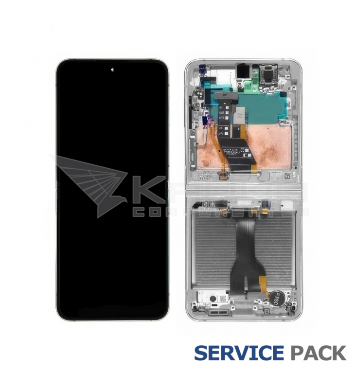 Pantalla Lcd Samsung Galaxy Z Flip6 SM-F741B Marco Plata GH82-35014A Service Pack