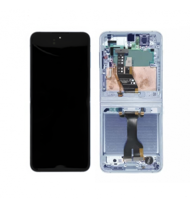 Pantalla Lcd Samsung Galaxy Z Flip6 SM-F741B Marco Azul Claro GH82-35014C Service Pack