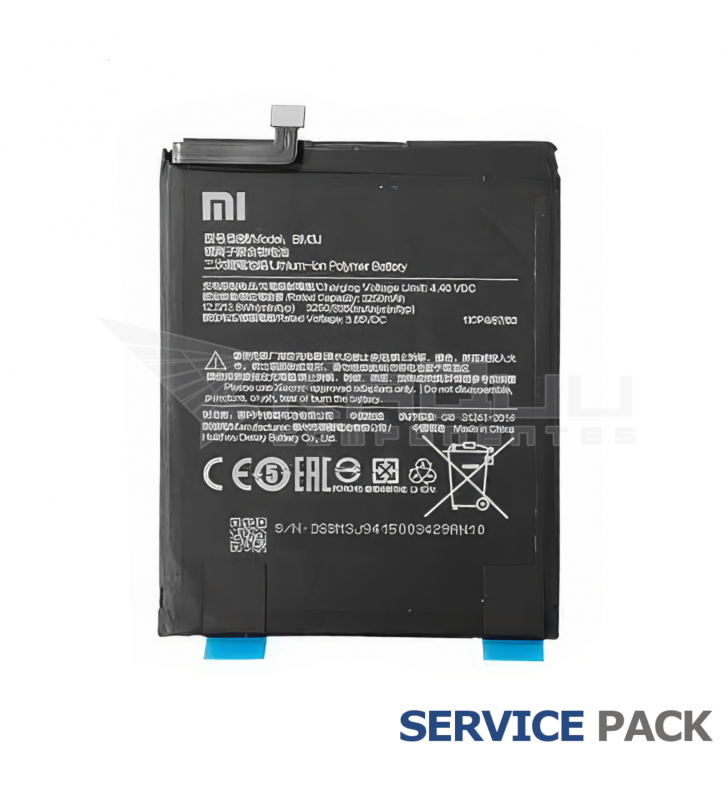 Batería BN3J 3550mAh Xiaomi Mi 8 Lite M1808D2TE 46BM3JA02018 Service Pack