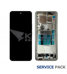 Pantalla Lcd Xiaomi 14 Ultra 24031PN0DC Marco Blanco 56000600N100 Service Pack