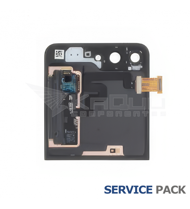 Tapa Trasera Lcd Samsung Galaxy Z Flip6 5G SM-F741B Plata GH97-30012A Service Pack