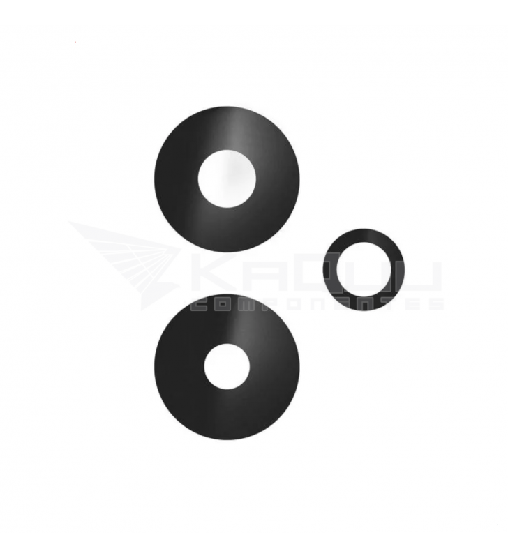 Set de 3 Cristal Cámara Lente para Xiaomi Redmi Note 13 Pro + 5G 23090RA98C
