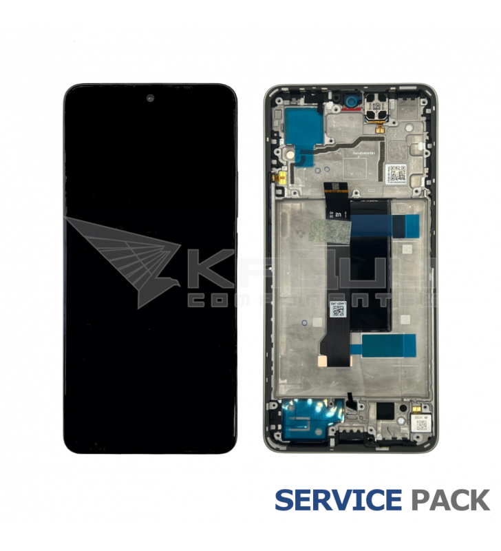 Pantalla Lcd Xiaomi Redmi Note 13 Pro 5G 2312DRA50C, Poco X6 5G 23122PCD1G Marco Verde 56000300N1600 Service Pack