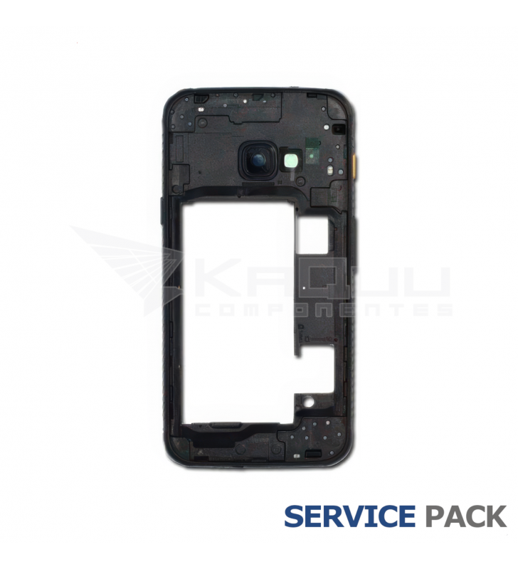 Chasis Marco Intermedio Samsung Galaxy Xcover 4S SM-G398F Negro GH98-44218A Service Pack