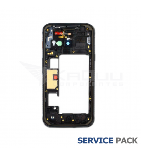 Chasis Marco Intermedio Samsung Galaxy Xcover 4S SM-G398F Negro GH98-44218A Service Pack