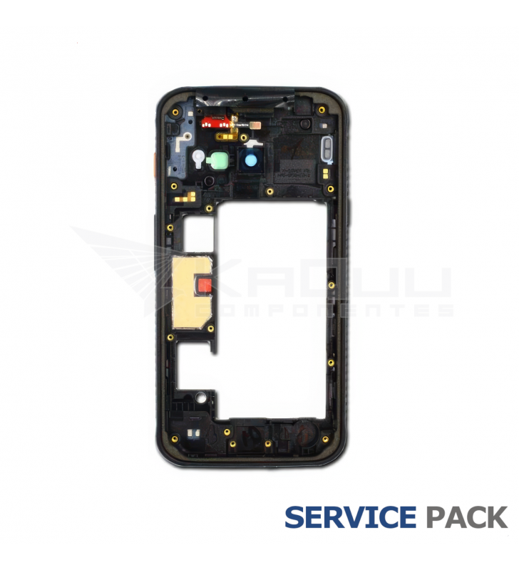 Chasis Marco Intermedio Samsung Galaxy Xcover 4S SM-G398F Negro GH98-44218A Service Pack