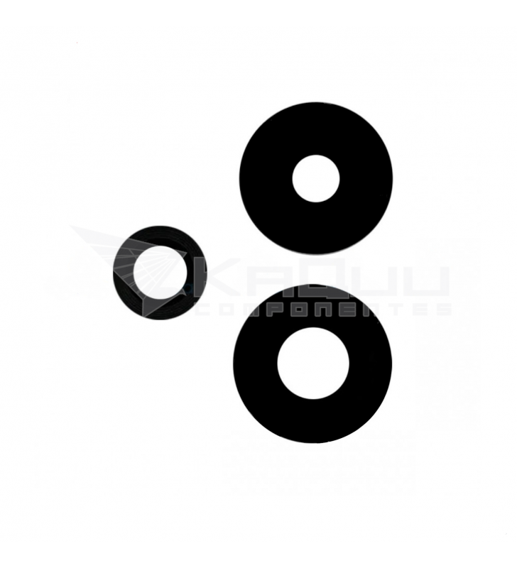 Set de 3 Cristal Camara Lente para Xiaomi Redmi Note 13 Pro 5G 2312DRA50C