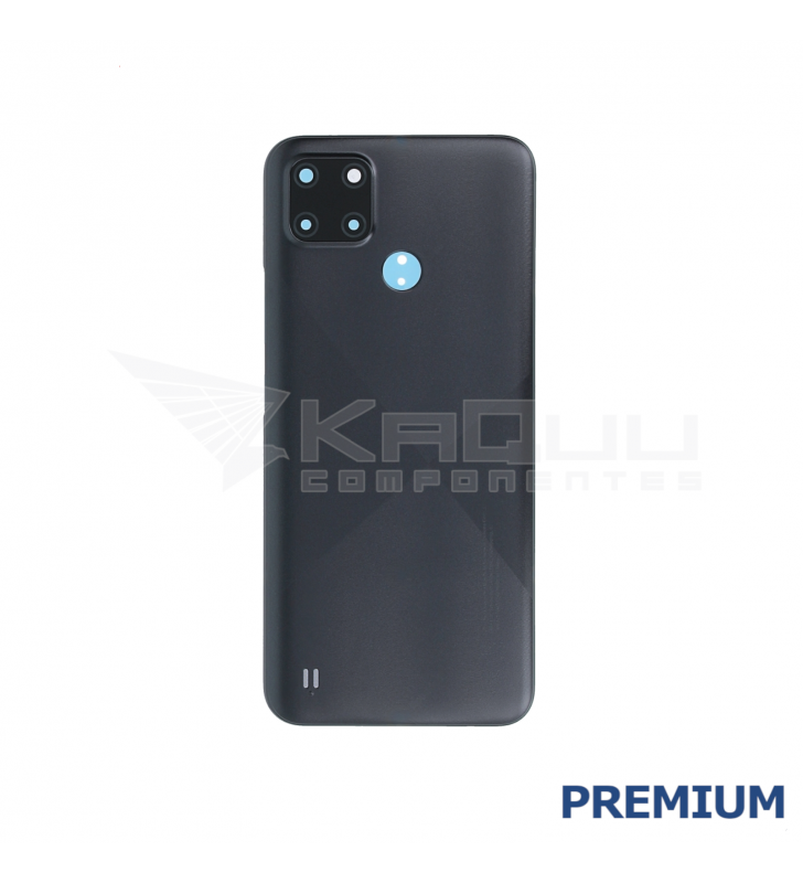 Tapa Trasera con Lente sin Botones para Realme C21Y RMX3261 RMX3263 Negro Premium