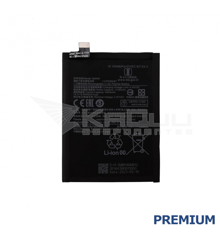 Bateria BM4W para Xiaomi Mi 10T Lite 5g M2007J17G Premium