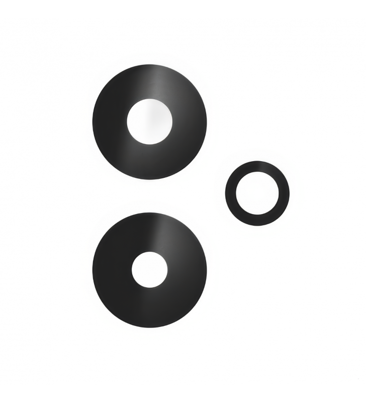 Set de 3 Cristal Cámara Lente para Xiaomi Redmi 13 Negro