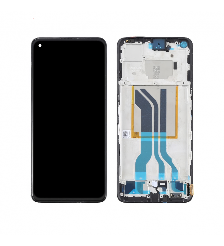 Pantalla Lcd para Realme GT2 RMX3310 Marco Negro OLED