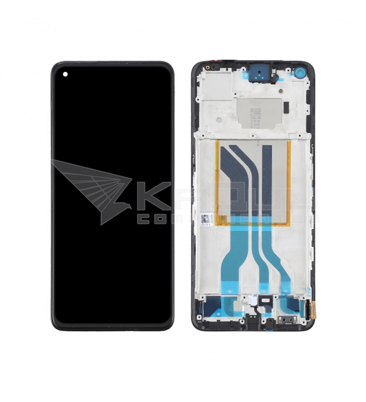Pantalla Lcd para Realme GT2 RMX3310 Marco Negro OLED