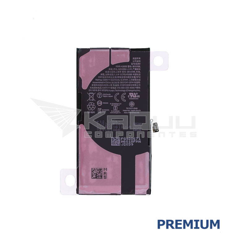 Bateria 3227mAh para Iphone 13 A2482 A2631 Premium