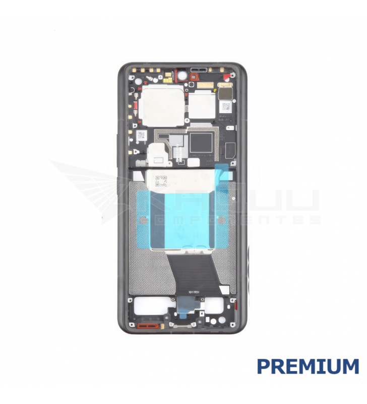 Chasis Marco Intermedio para Xiaomi 14 Ultra 24031PN0DC Negro Premiun
