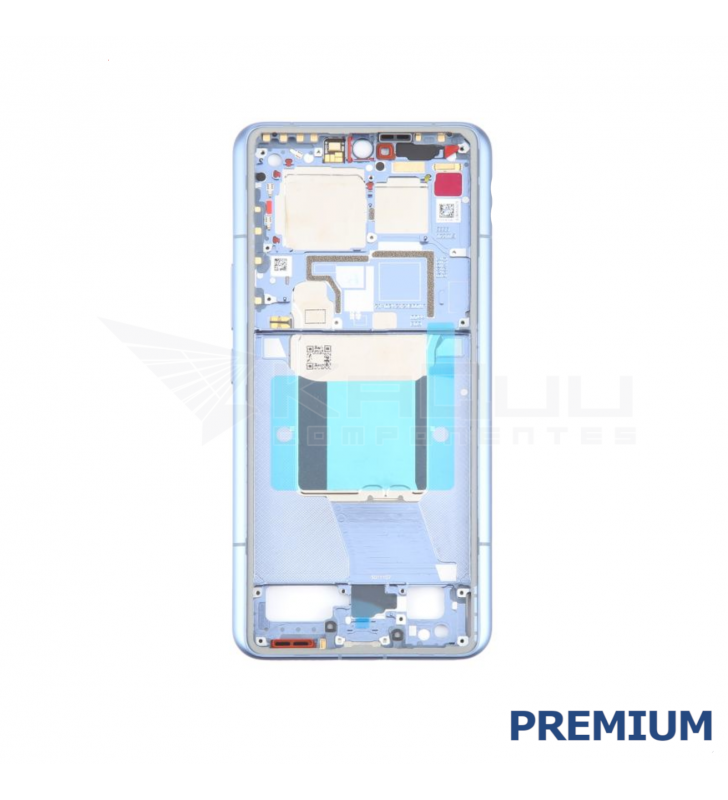Chasis Marco Intermedio para Xiaomi 14 Ultra 24031PN0DC Azul Premiun
