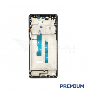 Chasis Marco Intermedio Lcd para Xiaomi Redmi Note 13 5G 2312DRAABG Negro Premium