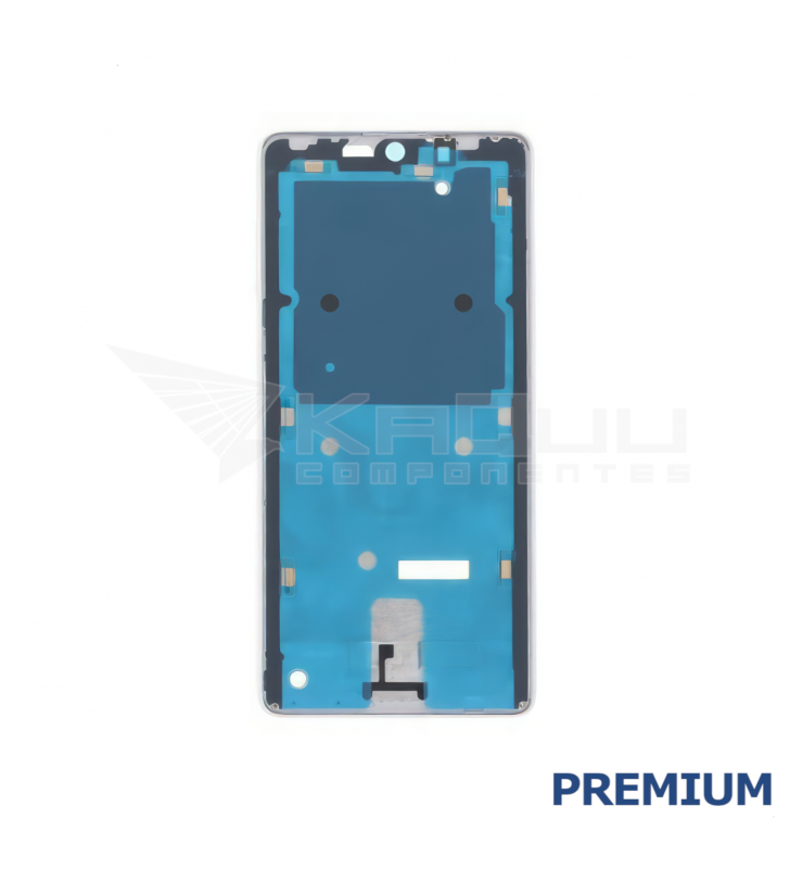 Chasis Marco Intermedio Lcd para Xiaomi Redmi Note 13 5G 2312DRAABG Blanco Premium