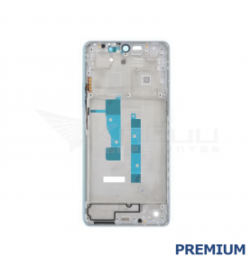 Chasis Marco Intermedio Lcd para Xiaomi Redmi Note 13 5G 2312DRAABG Azul Premium