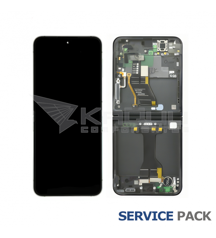 Pantalla Lcd Samsung Galaxy Z Flip6 SM-F741B Marco Negro GH82-35014E Service Pack