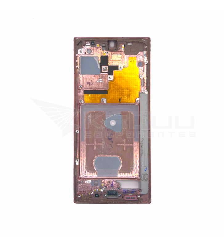 Chasis Marco Intermedio Lcd para Samsung Galaxy Note 20 Ultra N985F Bronce Usado