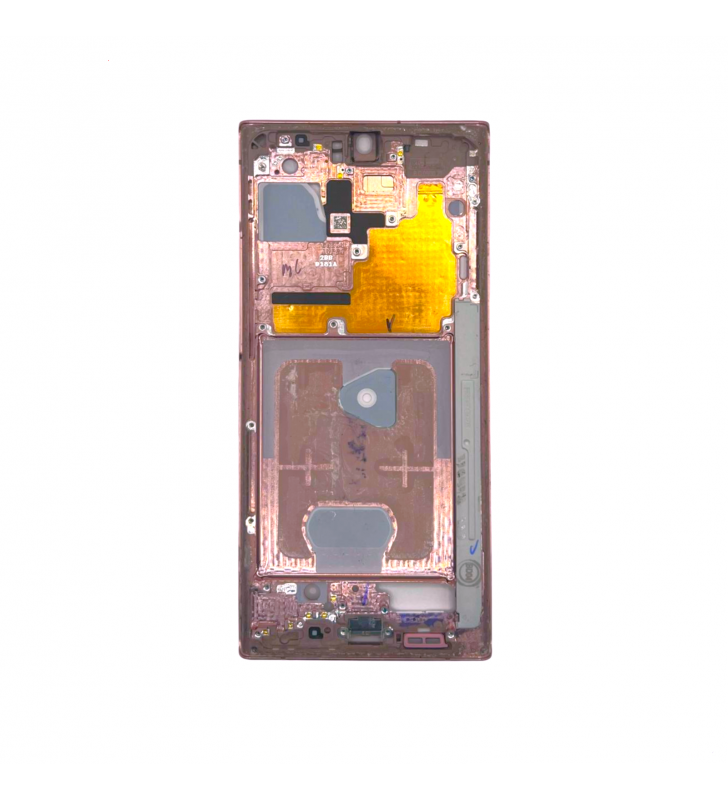 Chasis Marco Intermedio Lcd para Samsung Galaxy Note 20 Ultra N985F Bronce Usado