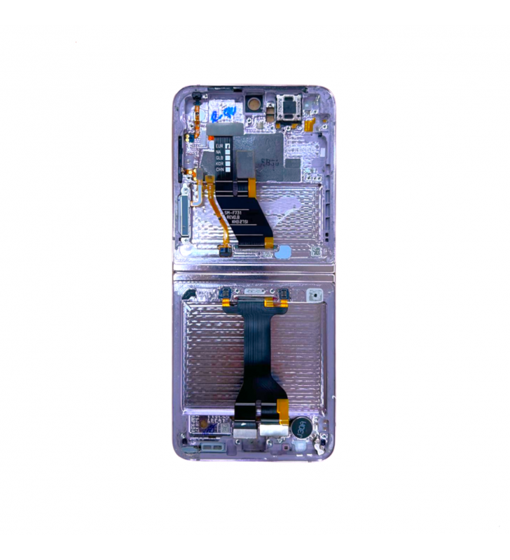 Chasis Marco Intermedio Lcd para Samsung Galaxy Z Flip5 F731B Lavanda Usado