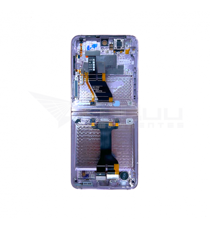 Chasis Marco Intermedio Lcd para Samsung Galaxy Z Flip5 F731B Lavanda Usado