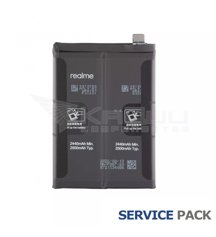 Bateria 2440mAh Realme GT2 RMX3310, GT2 Pro RMX3300, GT Neo 2 RMX3370, GT Neo 3 RMX3561, GT Neo 3T RMX3372 4908703 Service Pack Bateria 2440mAh Realme GT2 RMX3310, GT2 Pro RMX3300, GT Neo 2 RMX3370, GT Neo 3 RMX3561, GT Neo 3T RMX3372 4908703 Service Pack