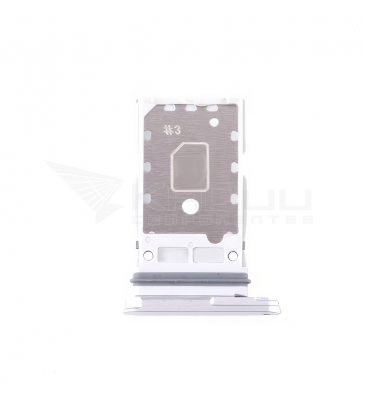 Bandeja Sim Dual para Samsung Galaxy S23 FE S711B Plata