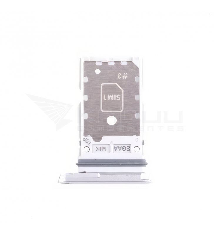 Bandeja Sim Dual para Samsung Galaxy S23 FE S711B Plata