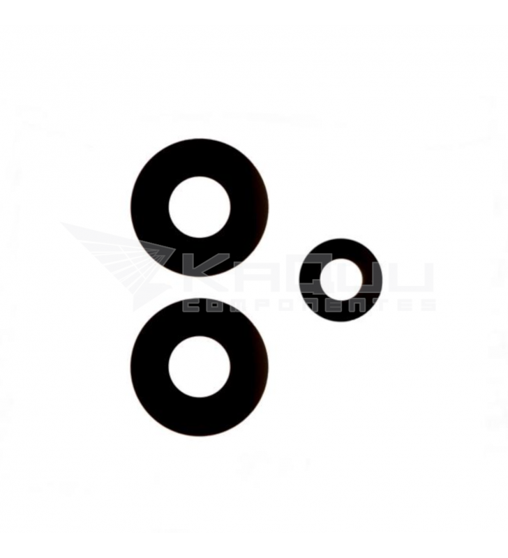 Set de 3 Cristal Camara Lente para Xiaomi Redmi Note 12 4G 22111317I