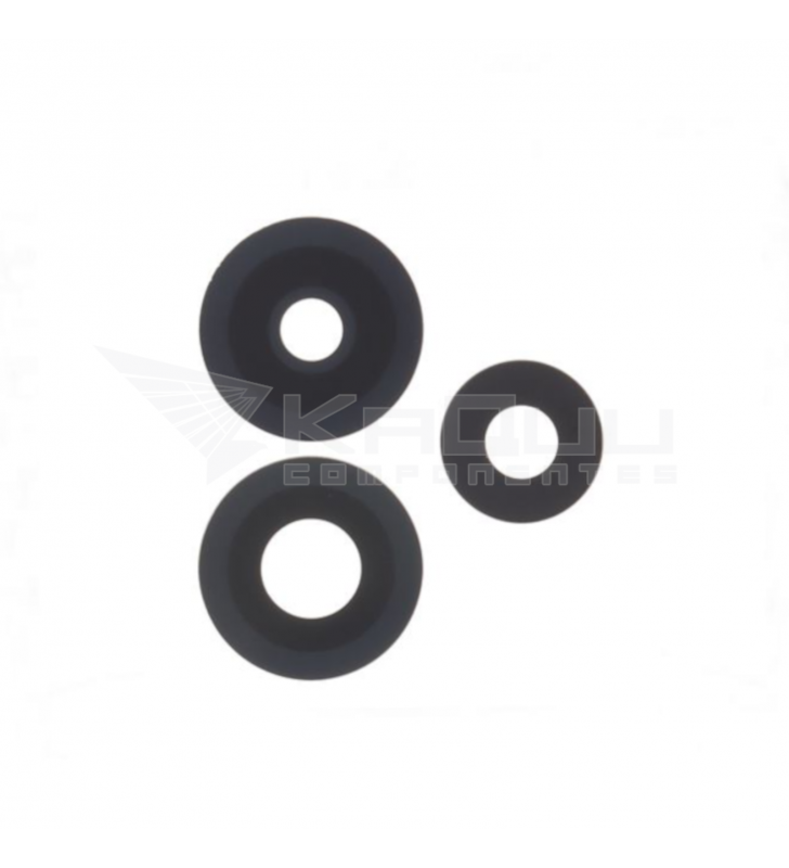 Set de 3 Cristal Camara Lente para Xiaomi Redmi Note 12 Pro 5G 22101316C