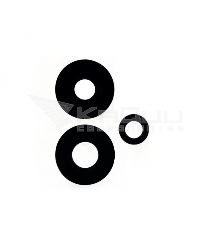 Set de 3 Cristal Camara Lente para Xiaomi Redmi Note 13 5G 2312DRAABG