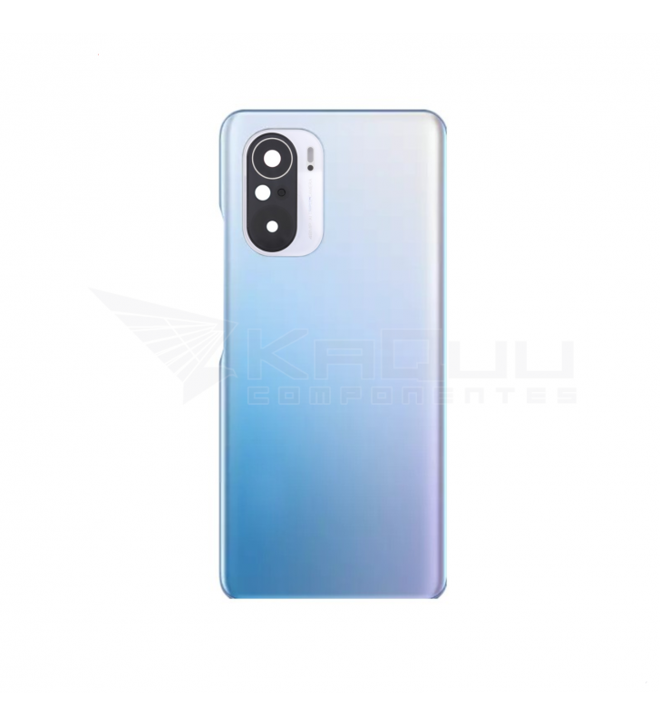 Tapa Trasera con Lente para Xiaomi Poco F3 M2012K11AG, MI 11i M2012K11G, Mi 11X M2012K11AI Plata