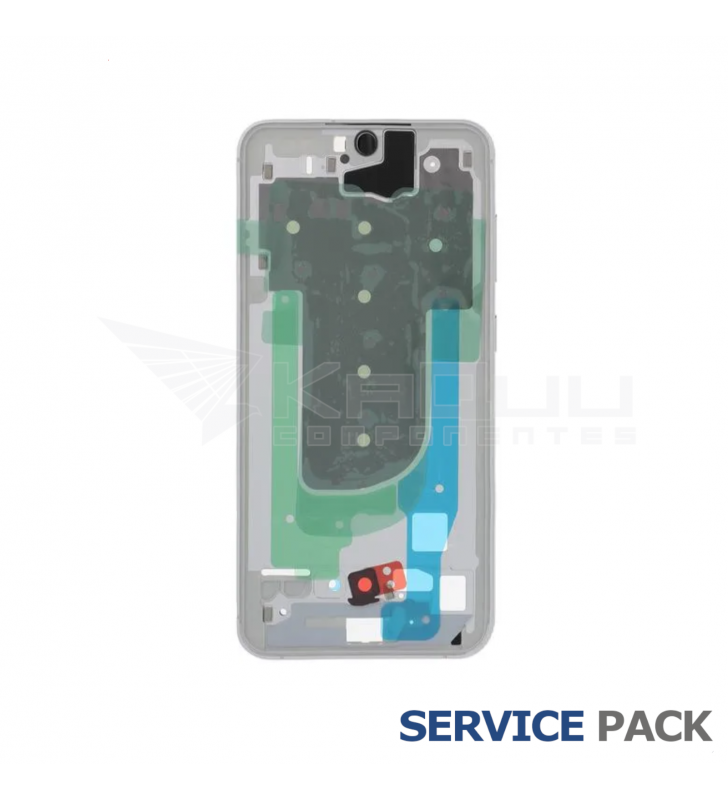 Chasis Marco Intermedio Lcd Samsung Galaxy S23 Fe S711B Blanco GH82-32857B Service Pack