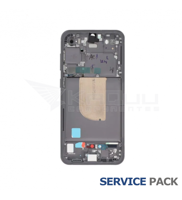 Chasis Marco Intermedio Lcd Samsung Galaxy S23 Fe S711B Grafito GH82-32857A Service Pack