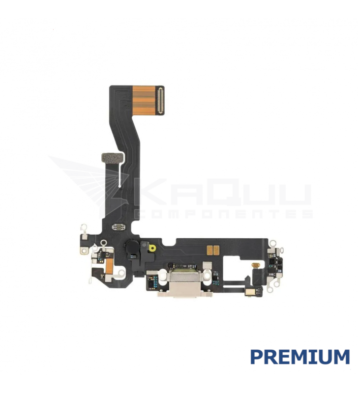Flex Conector Carga para iPhone 12 A2172, iPhone 12 Pro A2341 Dorado Premium
