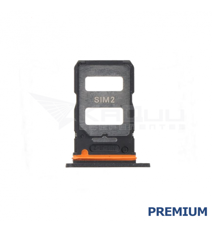 Bandeja Sim Dual para Xiaomi Redmi Note 13 Pro 5G 2312DRA50C Negro Premium